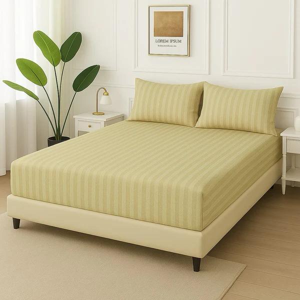 Bedsure King Size Fitted Bedsheet Set – Luxury Micro Fabric 3PC